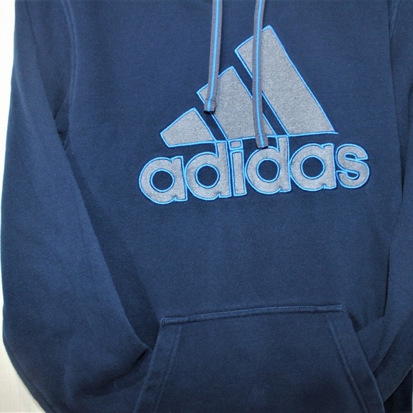 ADIDAS Men's Logo Pullover Hoodie=SZ SMALL - Picture 3 of 5